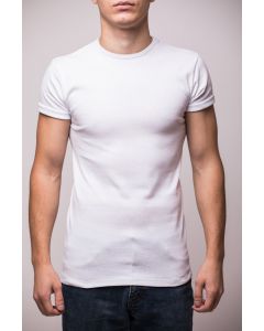 Plaid Cotton Shirt-White-S